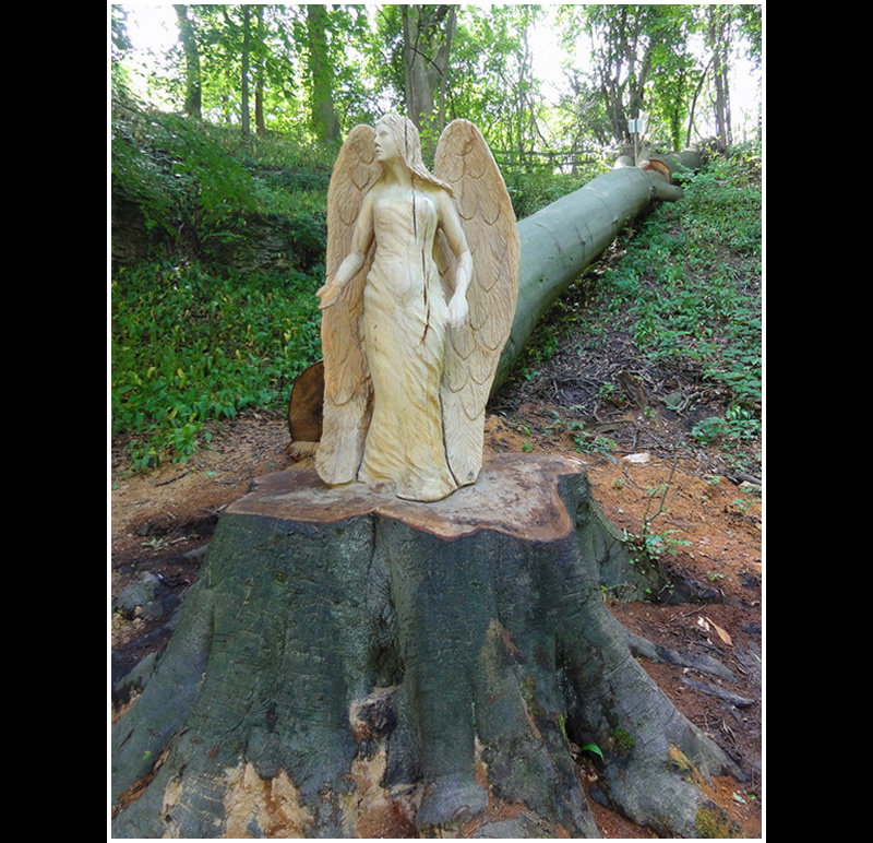 Chainsaw carving