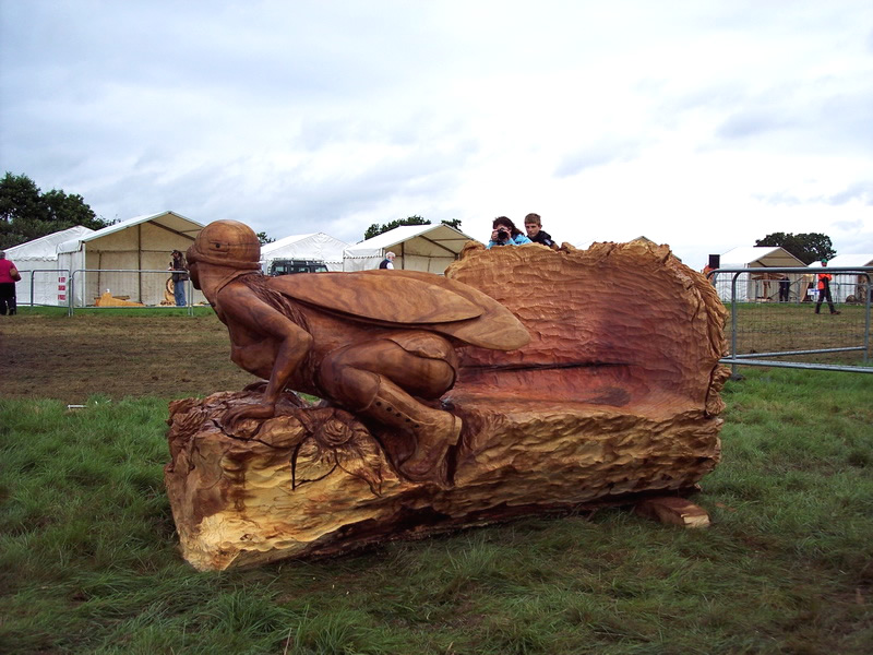 Chainsaw carving