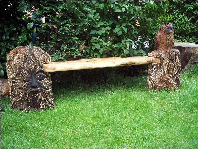 picture of bench carving