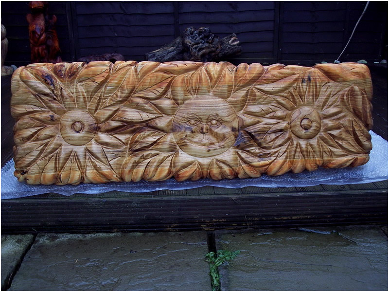 picture of bench carving