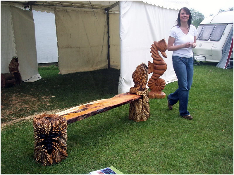 picture of bench carving