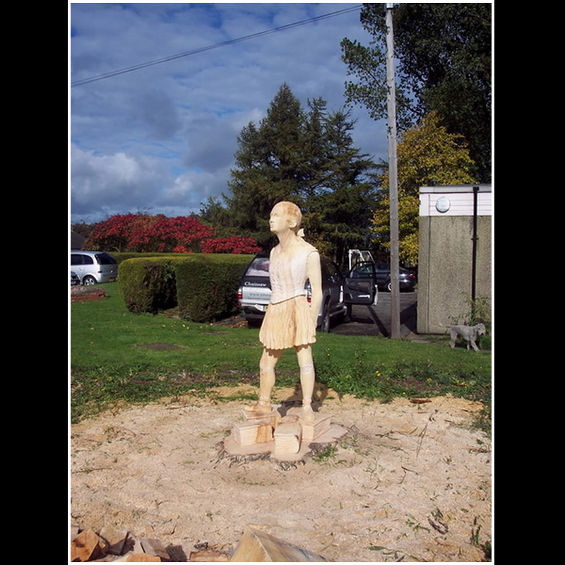 Chainsaw carving