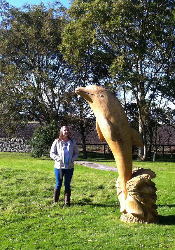 Chainsaw carving