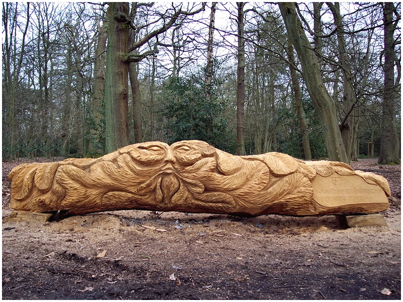 picture of bench carving