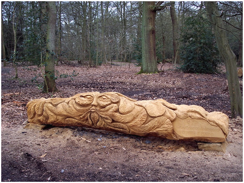 picture of bench carving