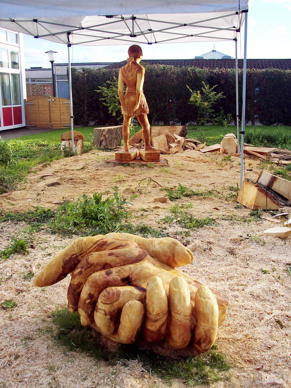 Chainsaw carving