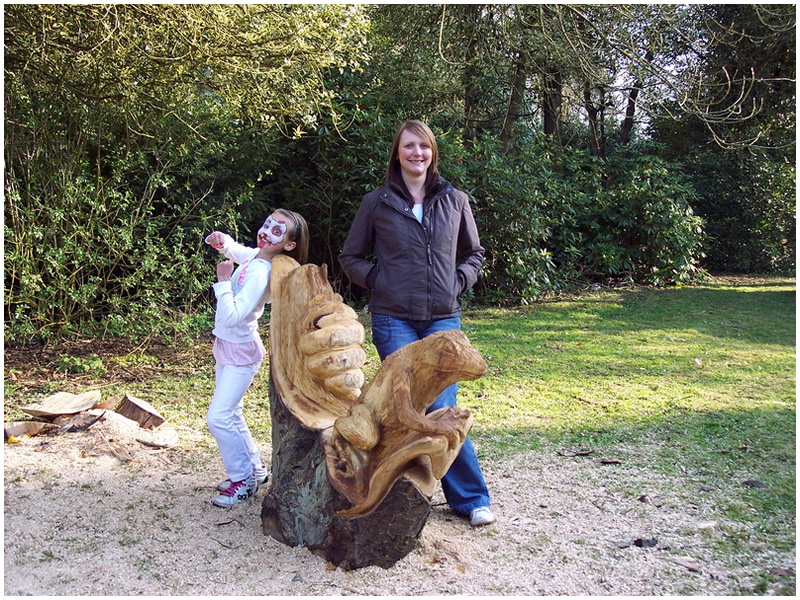 picture of pond carving