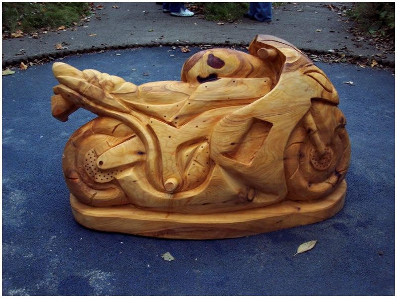 picture of ninja carving