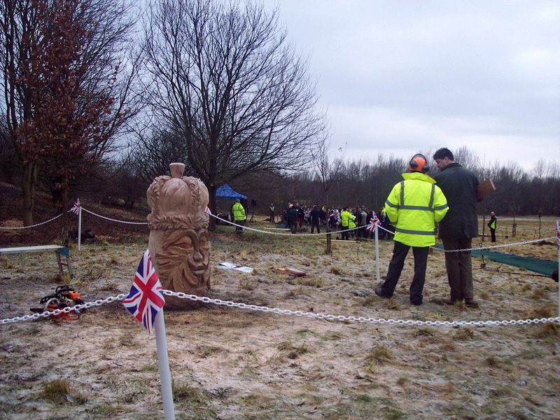 Chainsaw carving