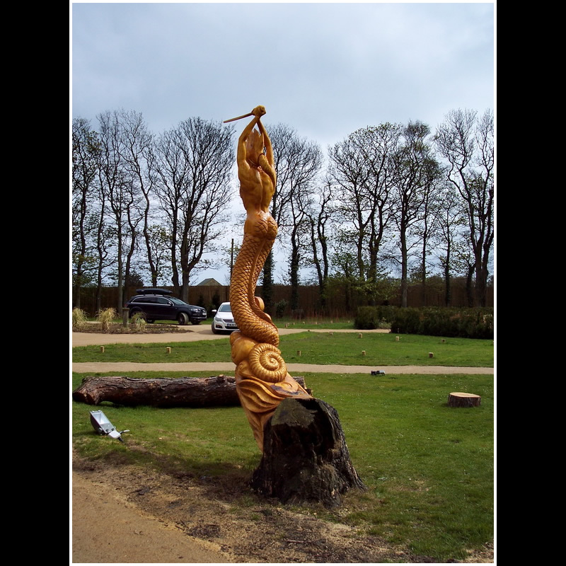 Chainsaw carving