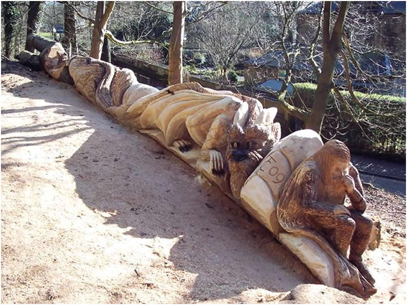 picture of stirling castle carving