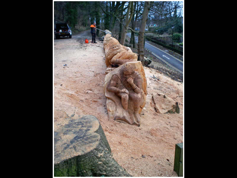 picture of stirling castle carving