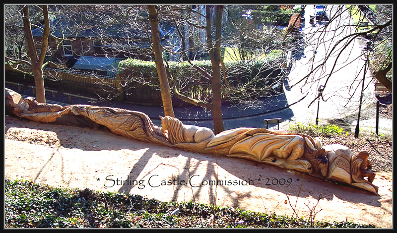 picture of stirling castle carving