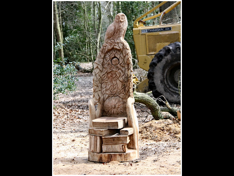 picture of story seat carving