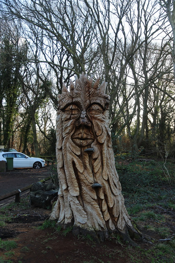 Chainsaw carving