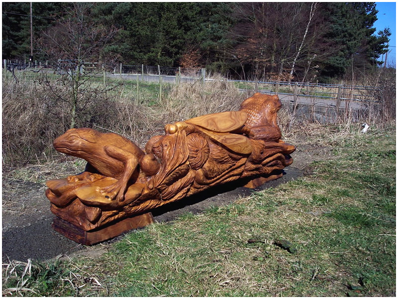 picture of bench carving