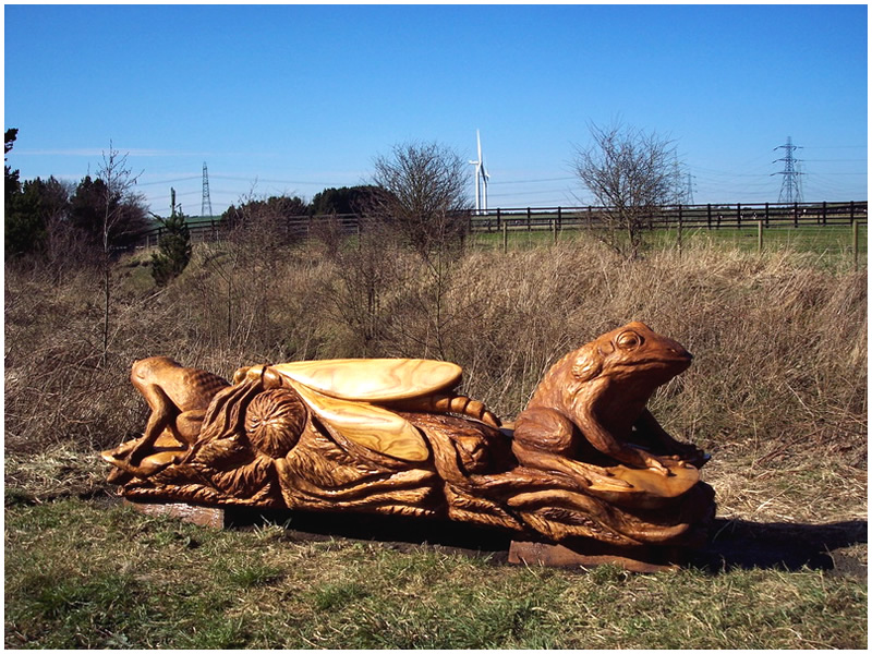 picture of bench carving