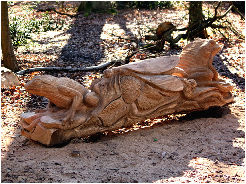 picture of bench carving