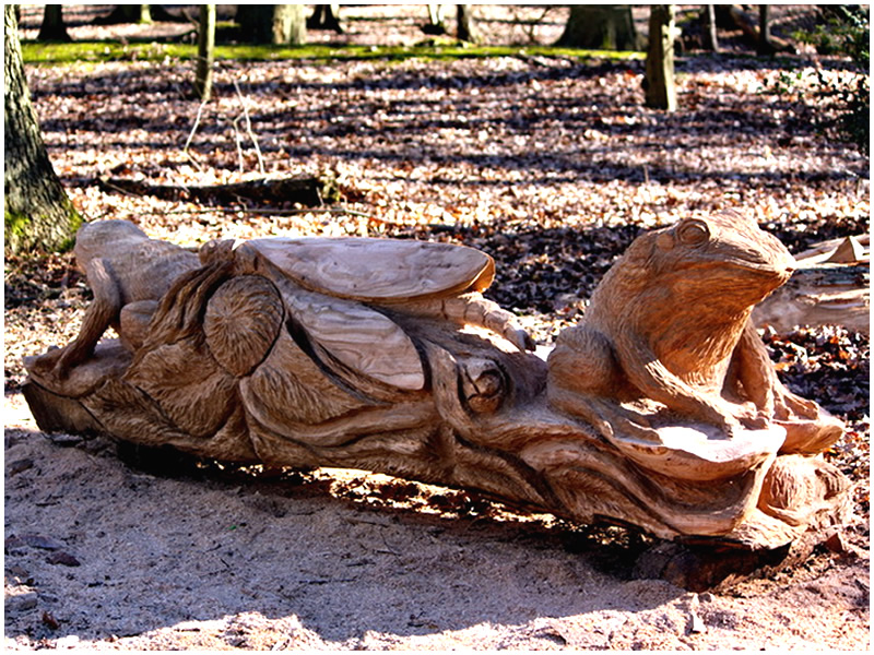 picture of bench carving