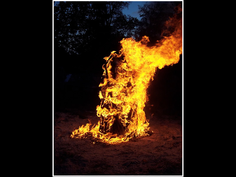 picture of witch carving